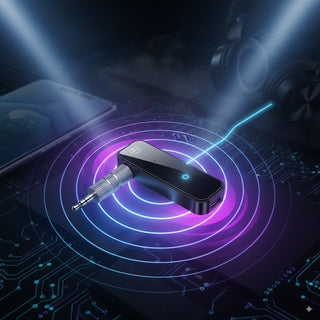 Adaptador Bluetooth 5.0 AUX para coche | Receptor y Transmisor inalámbrico